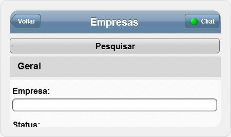 Pesquisando cadastro de clientes com o mySuite Mobile para iPhone, iPad e sistemas Android