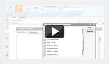 Vídeo do gerenciador de tarefas mySuite