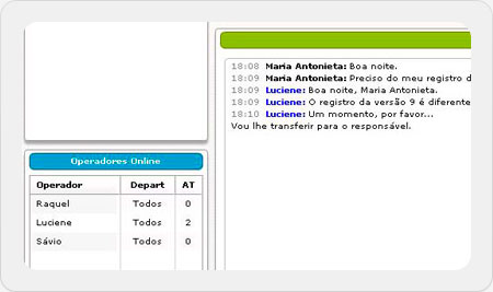 Cliente sendo atendido com o mySuite