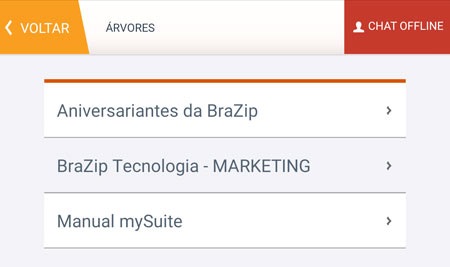 Pesquisando cadastro de clientes com o mySuite Mobile para iPhone, iPad e sistemas Android